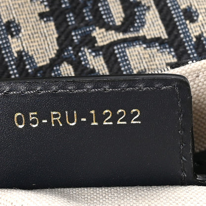 Christian Dior Oblique Saddle Bag With Strap Blue 7 of 10