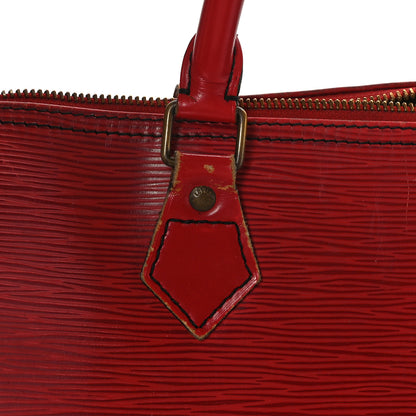 Louis Vuitton Epi Speedy 30 Castillan Red 12 of 14