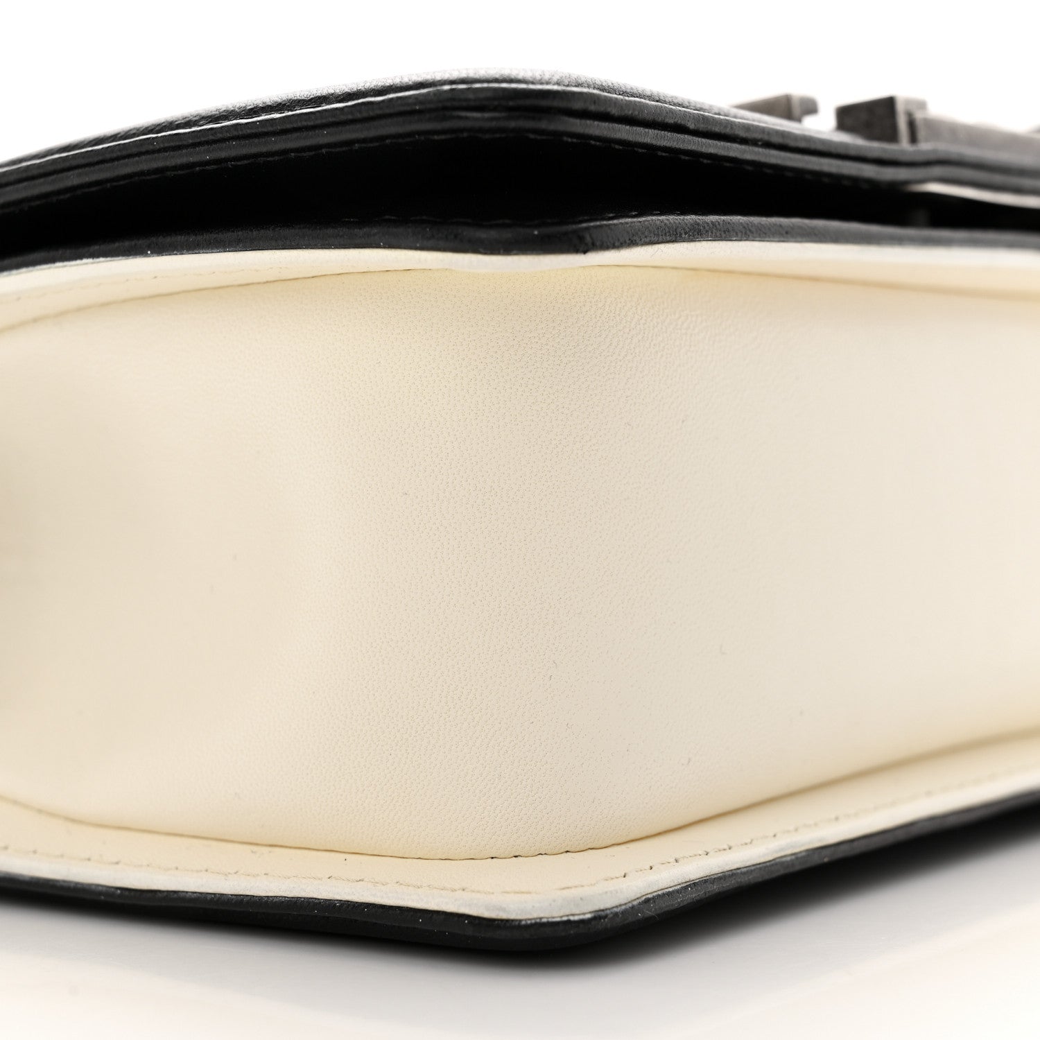 Chanel Lambskin Quilted Small Boy Flap Black White 9 of 13