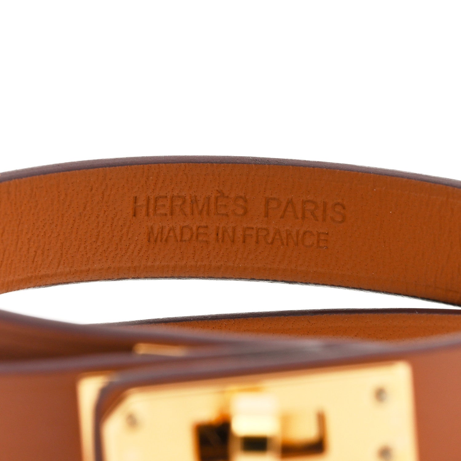 Hermes Swift Kelly Double Tour Bracelet Gold 4 of 7