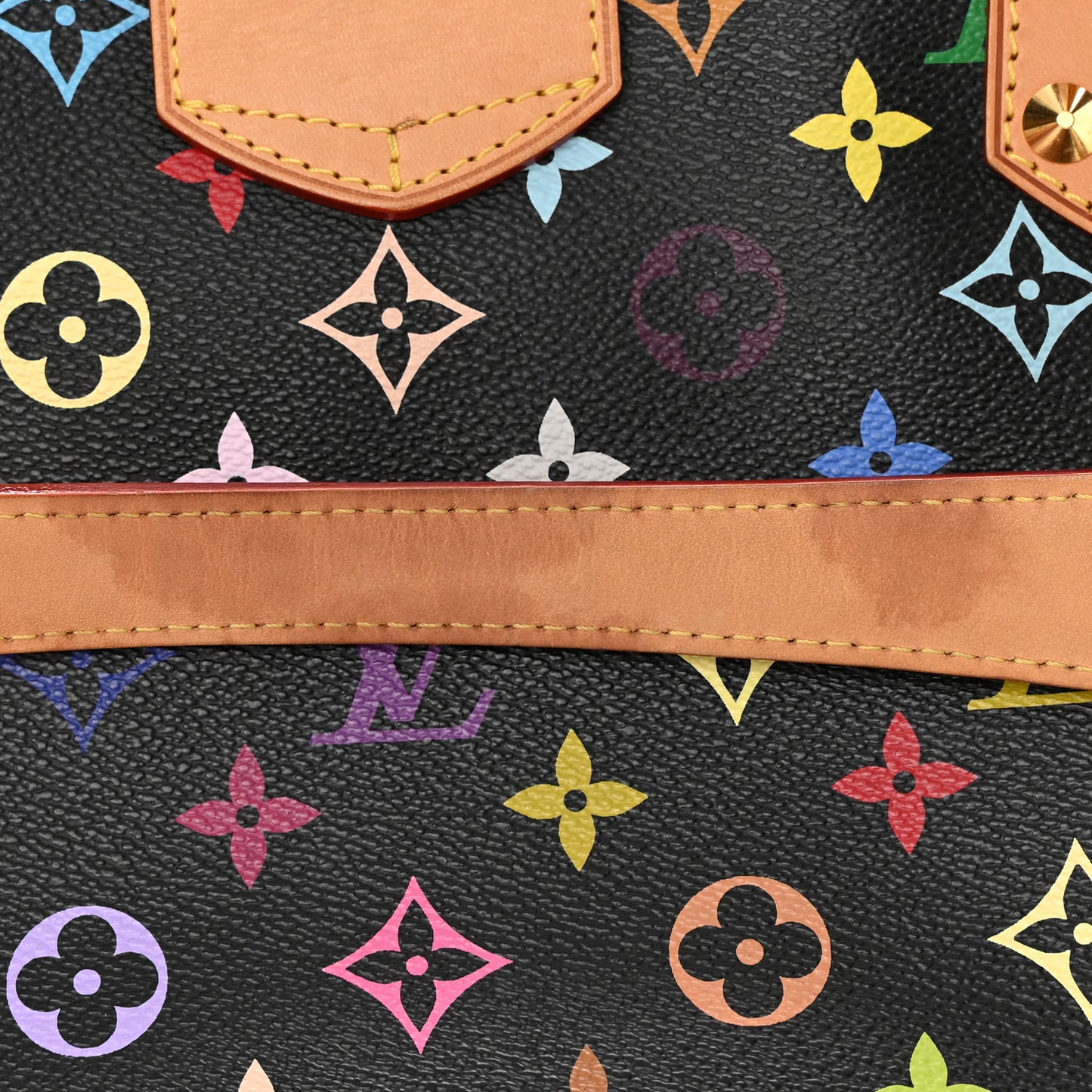 Monogram Multicolor Annie MM Black