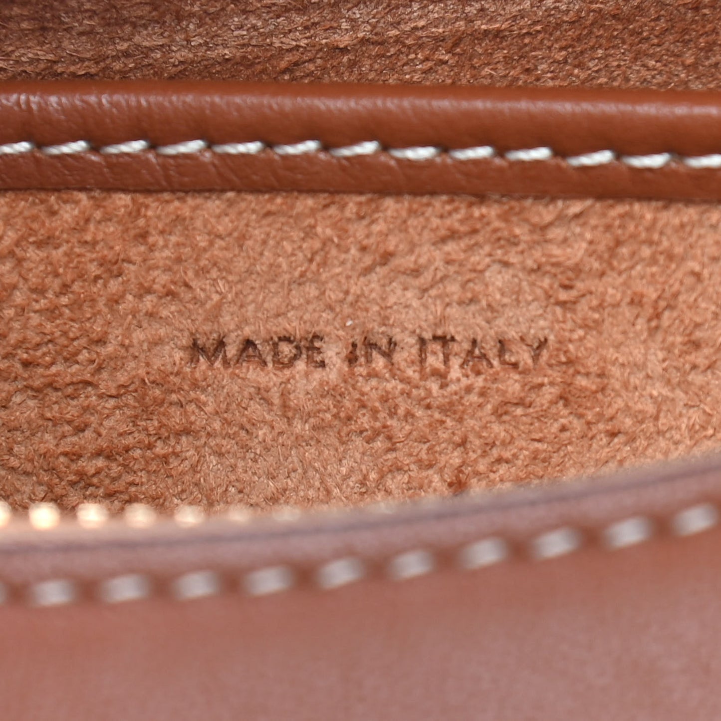 Smooth Calfskin Medium Strap Ava Shoulder Bag Tan