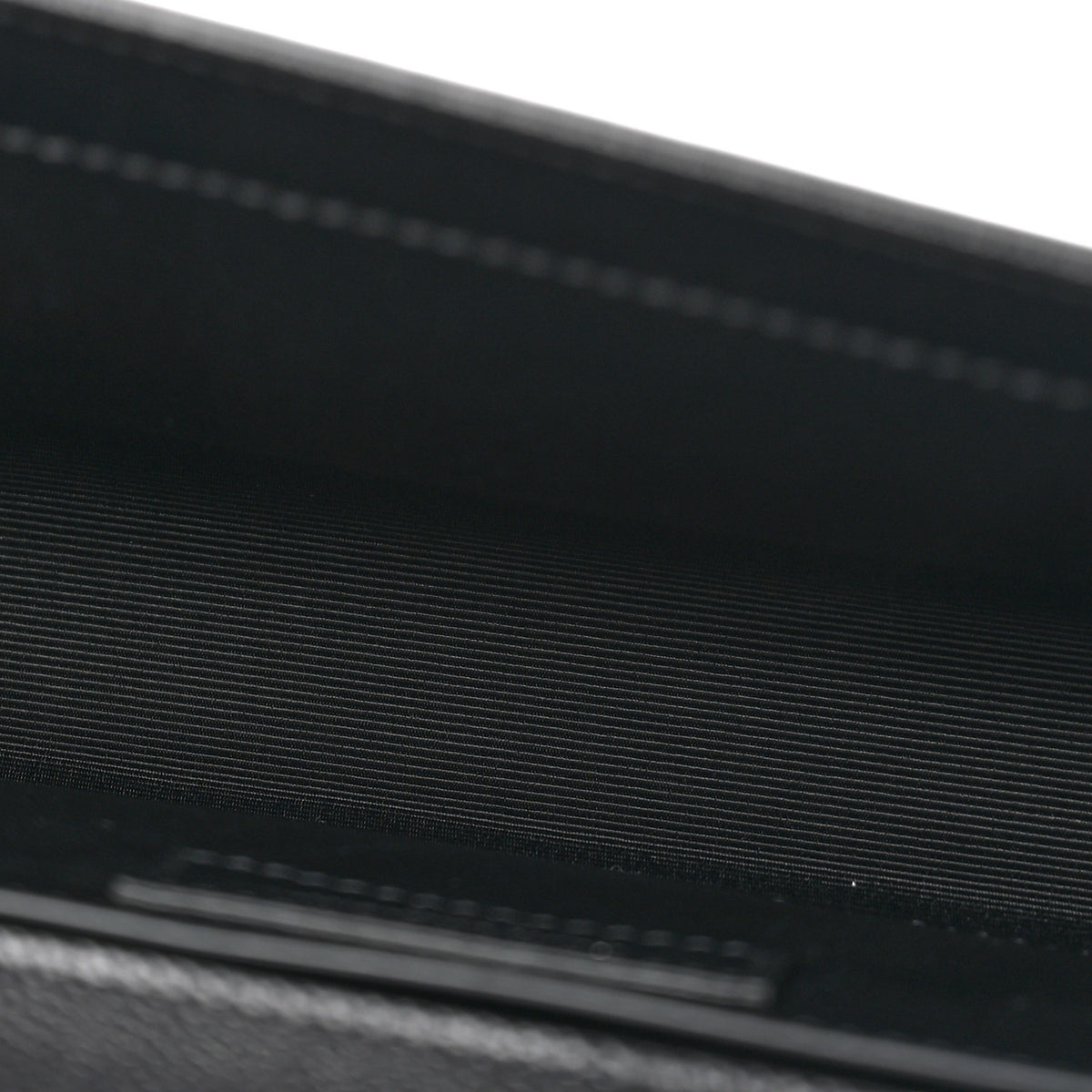 Saint Laurent Grain De Poudre Monogram Cassandre Clutch Black 5 of 11