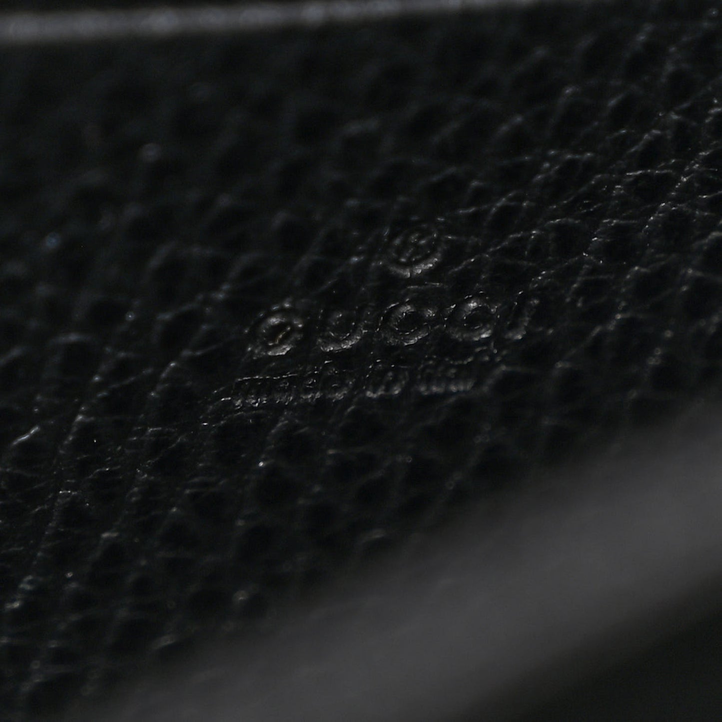 Calfskin Mini Dionysus Chain Wallet Black