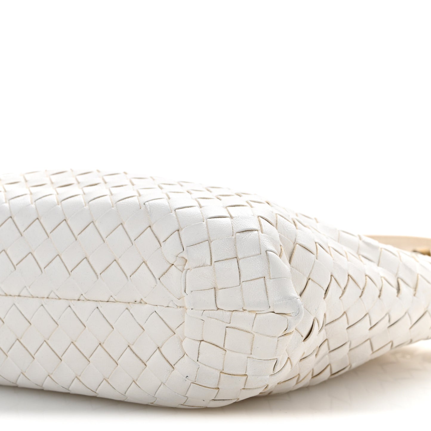 Nappa Intrecciato Small Capri Tote White