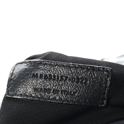 Saint Laurent Crinkled Calfskin Matelasse Monogram Large Niki Chain Satchel Black 6 of 8