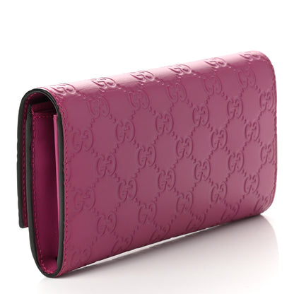Gucci Guccissima Signature Bowy Continental Wallet Peonia Flower 3 of 7
