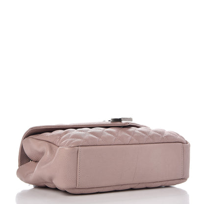 Saint Laurent Calfskin Tri-Quilt Monogram Medium College Bag Pink 5 of 9