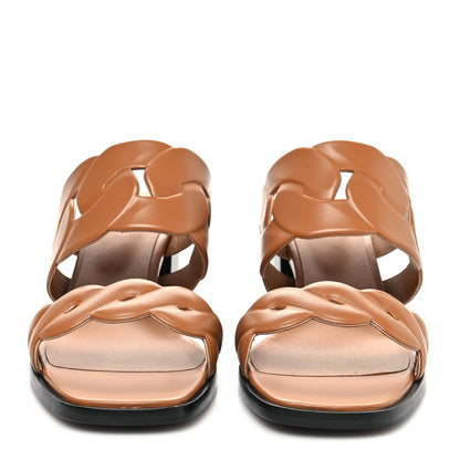 Hermes Nappa Gaby 60 Sandal 40 Naturel 2 of 9