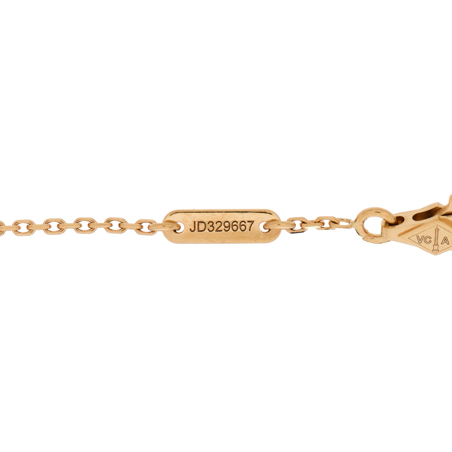 18K Yellow Gold Mother of Pearl Sweet Alhambra Bracelet
