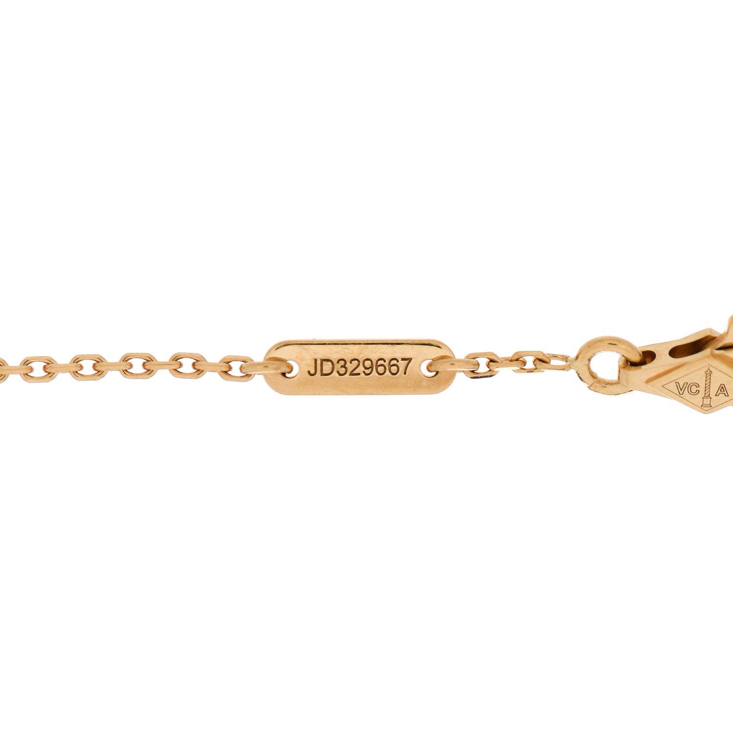 Van Cleef & Arpels 18K Yellow Gold Mother of Pearl Sweet Alhambra Bracelet 4 of 5