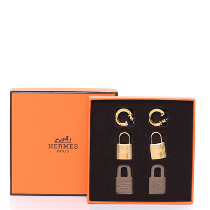 Hermes Swift O'Kelly Earrings Etoupe 3 of 6