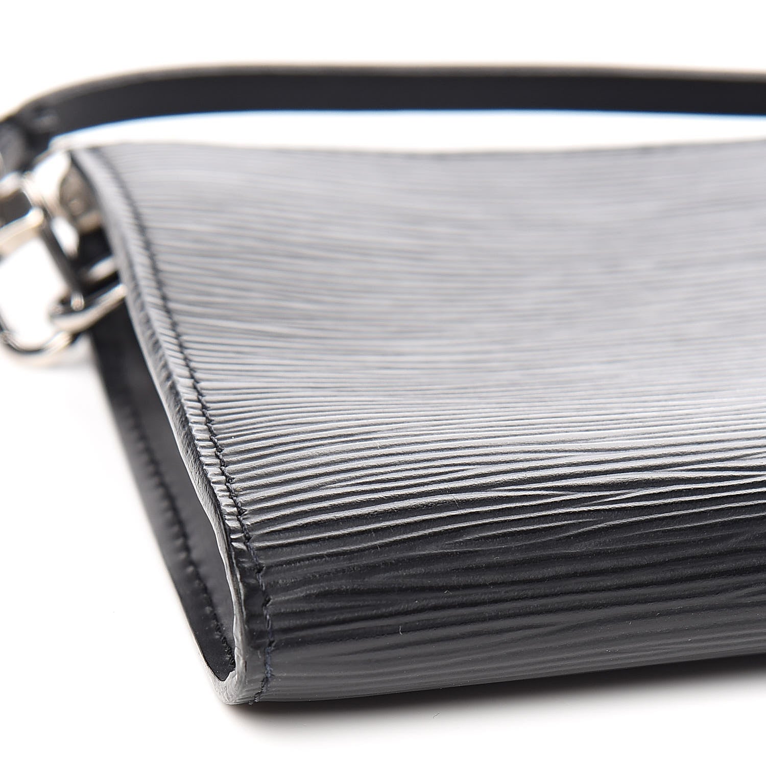 Louis Vuitton Epi Pochette Accessories 24 Black 8 of 10