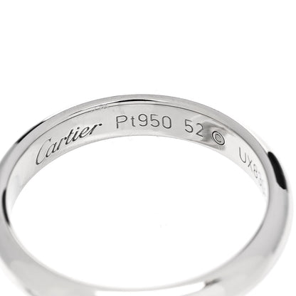 Cartier Platinum 3.5mm 1895 Wedding Band Ring 52 6 4 of 6