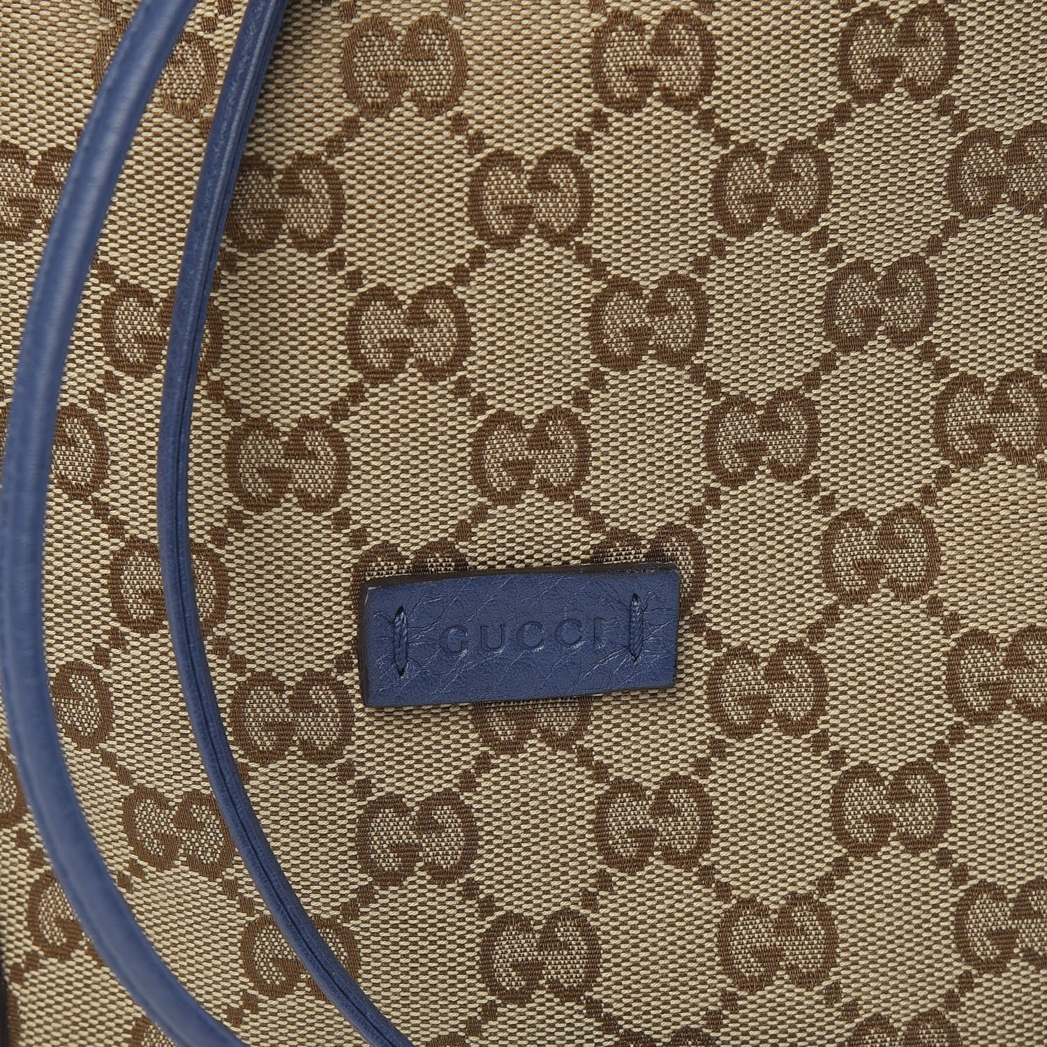 Gucci Monogram Cellarius Calfskin Bucket Bag Beige Ebony Washed Ink 8 of 10