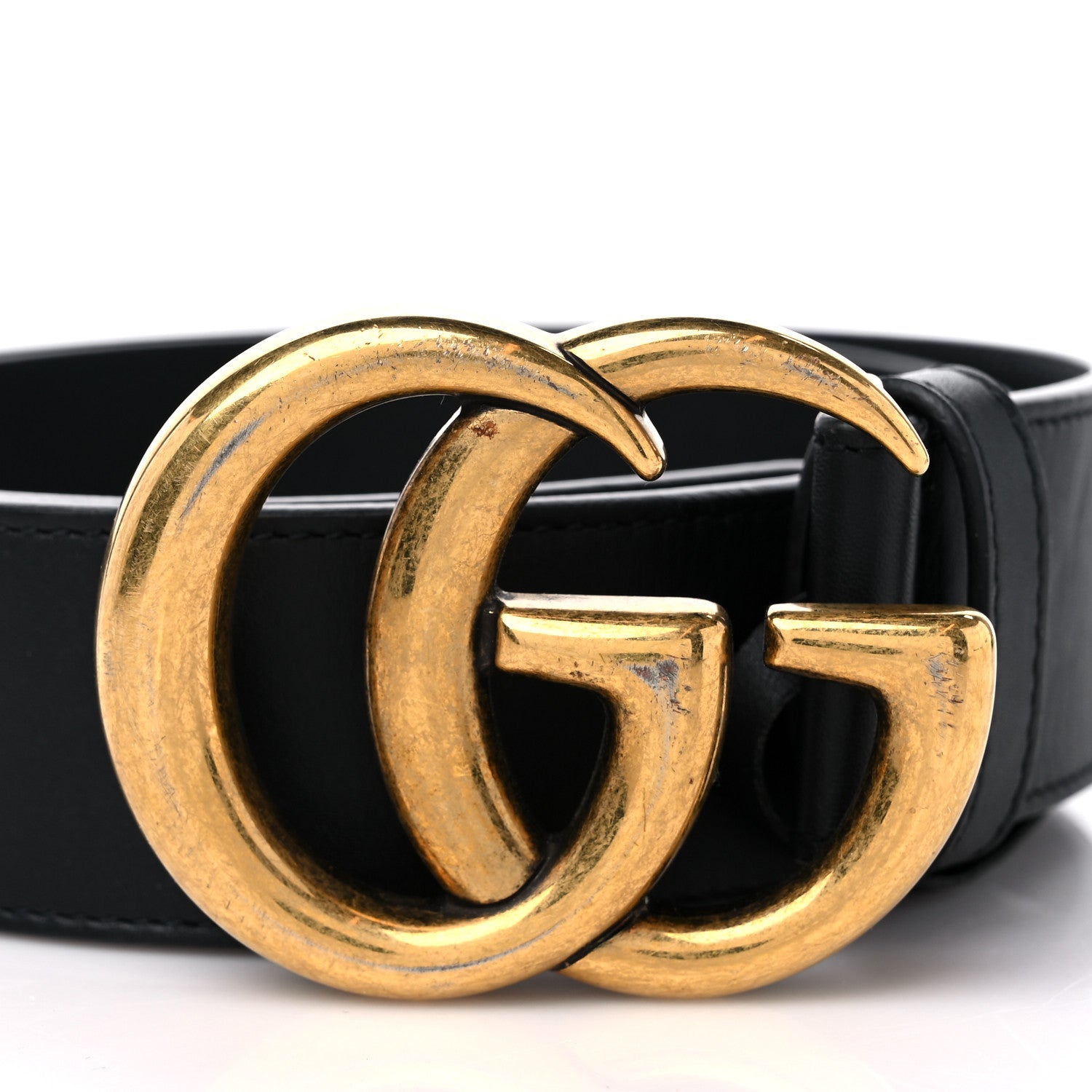 Gucci Calfskin Double G 40mm Belt 75 30 Black 8 of 8