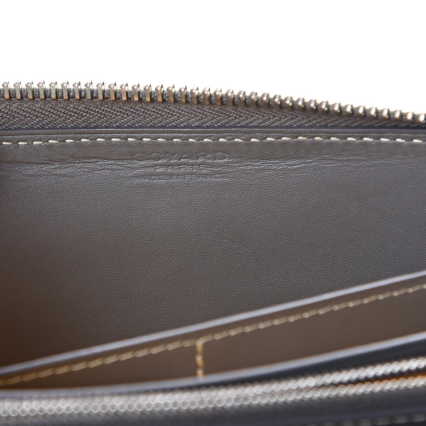 Goyardine Matignon Zip Around GM Wallet Grey
