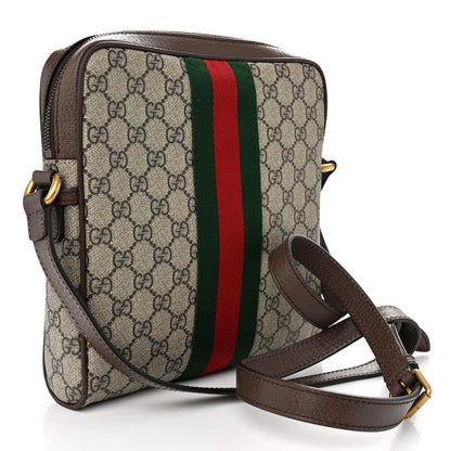 Gucci GG Supreme Monogram Web Small Ophidia Messenger Bag Brown 3 of 11