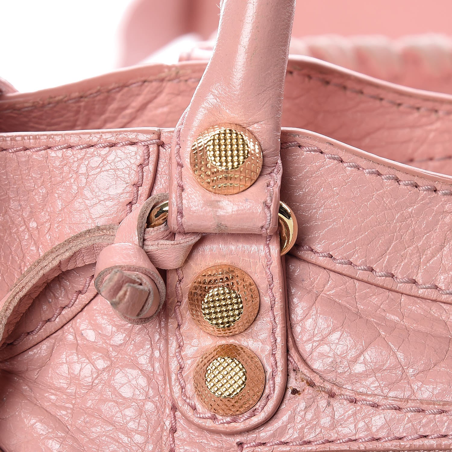 Balenciaga Agneau Giant 12 Gold Hardware Mini City Rose Peche 22 of 27