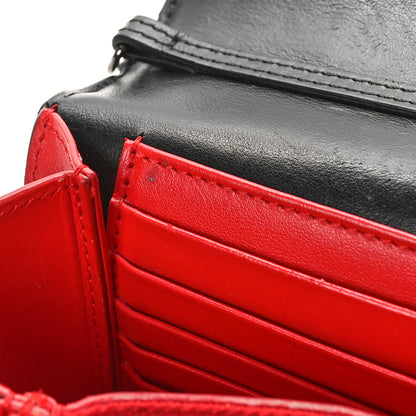 Christian Louboutin Calfskin Spikes Loubinthesky Paloma Clutch Black 15 of 15
