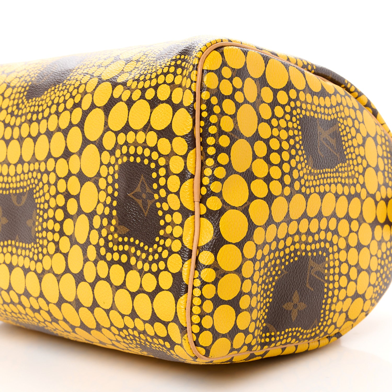 Louis Vuitton Monogram Kusama Town Speedy 30 Yellow 11 of 11