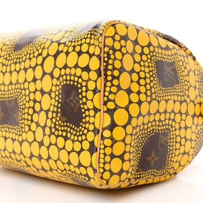 Louis Vuitton Monogram Kusama Town Speedy 30 Yellow 11 of 11