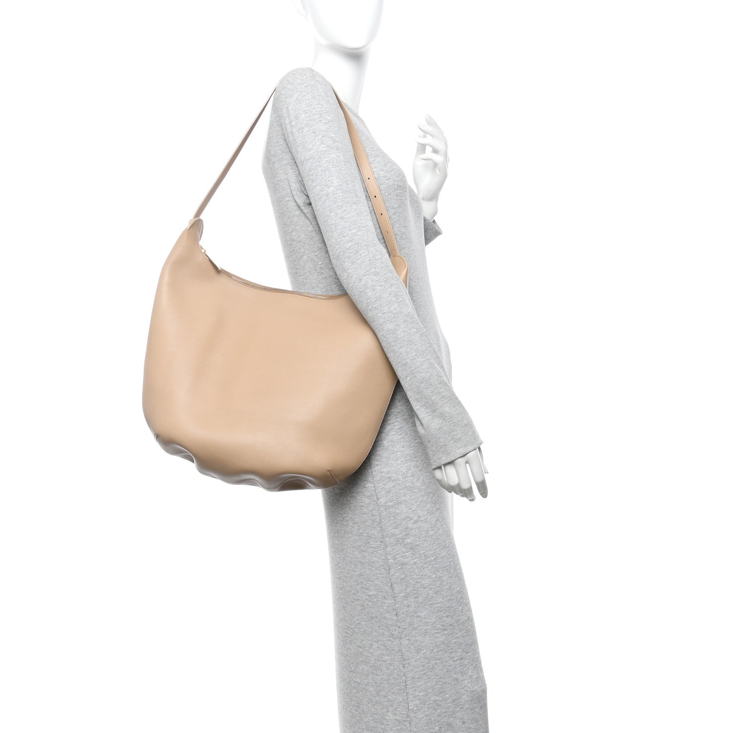 The Row Calfskin N/S Allie Bag Dune 2 of 13