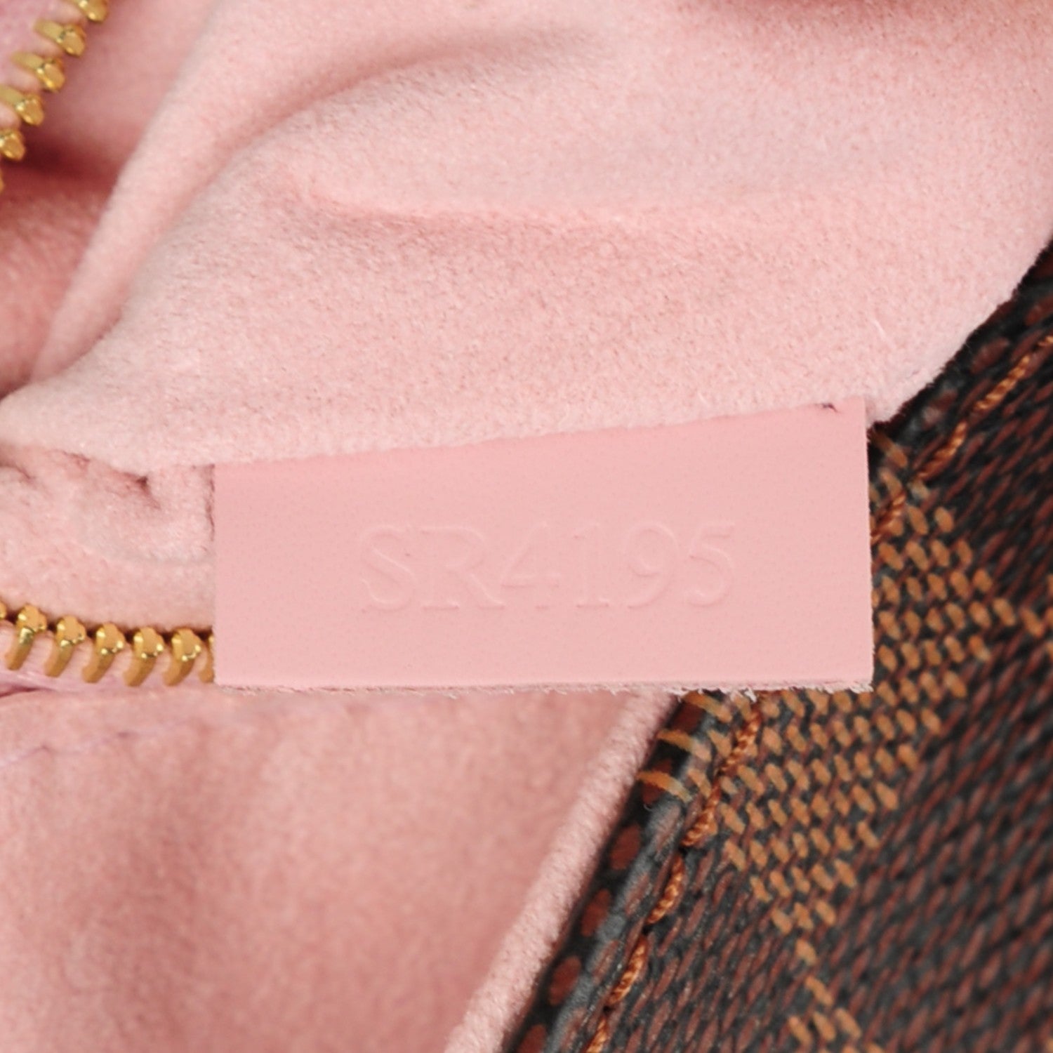 Louis Vuitton Damier Ebene Caissa Hobo Rose Ballerine 7 of 7