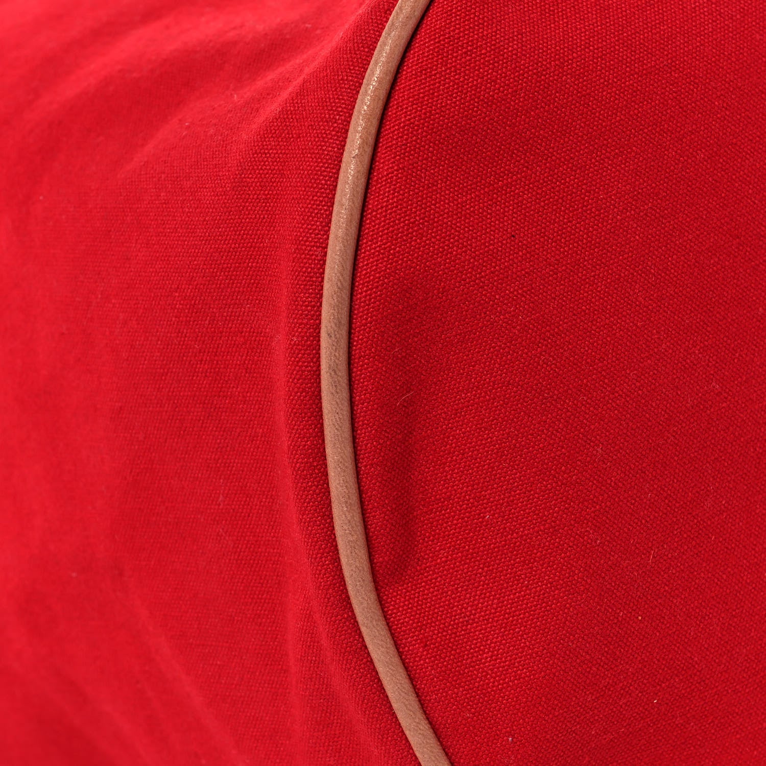 Hermes Toile Sac Polochon Red 8 of 10