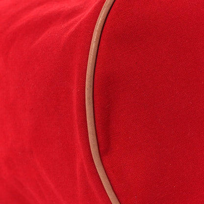 Hermes Toile Sac Polochon Red 8 of 10