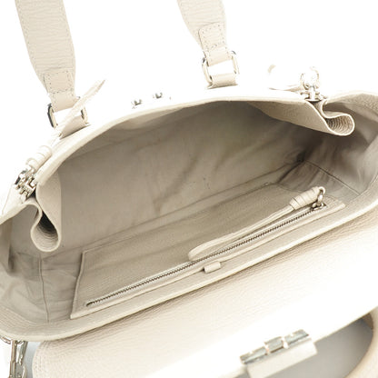 3.1 Phillip Lim 3.1 Textured Calfskin Medium Pashli Satchel Feather 5 of 9