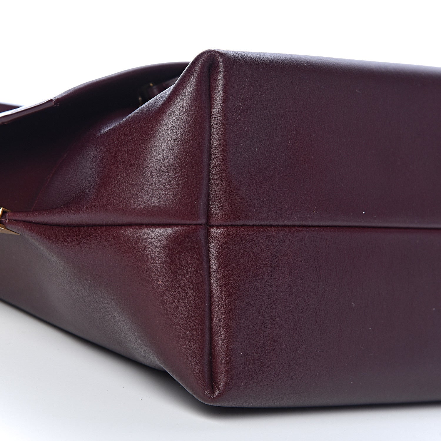Celine Smooth Calfskin Flap Clasp Bag Burgundy 8 of 12