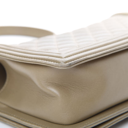 Chanel Lambskin Quilted Medium Boy Flap Khaki 10 of 17
