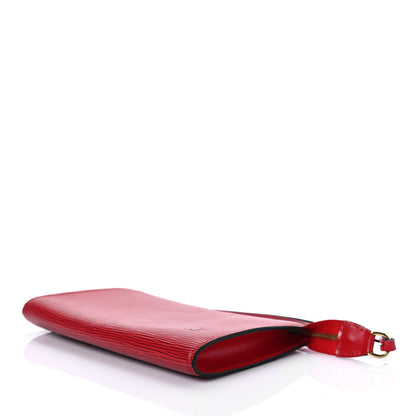 Louis Vuitton Epi Pochette Accessories 24 Castillan Red 7 of 8