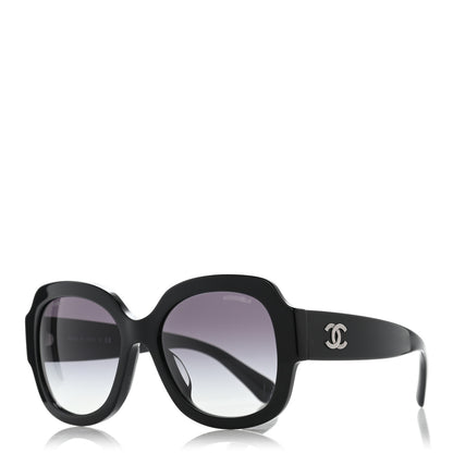 Chanel Acetate CC Sunglasses 5373 Black 1 of 8