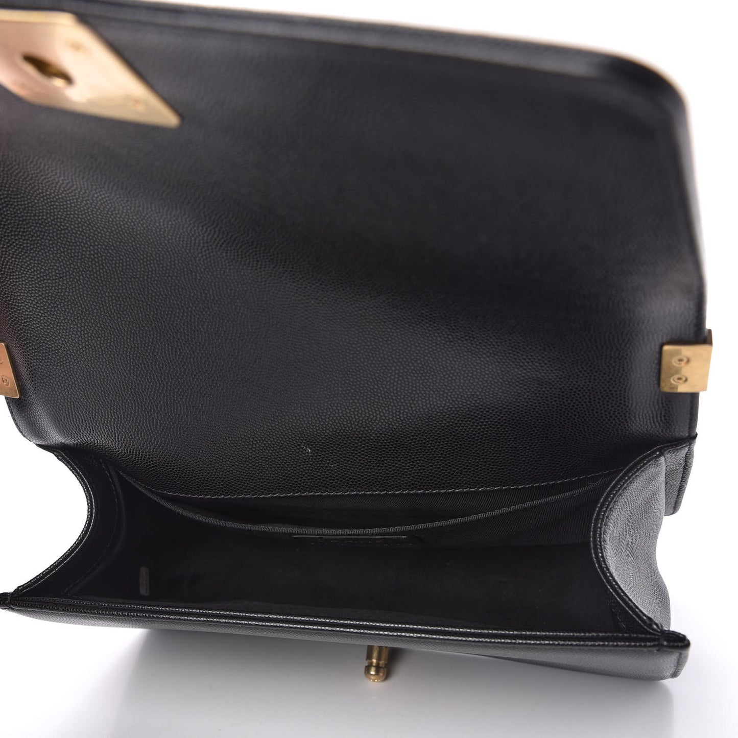 Caviar Quilted Medium Boy Flap Black