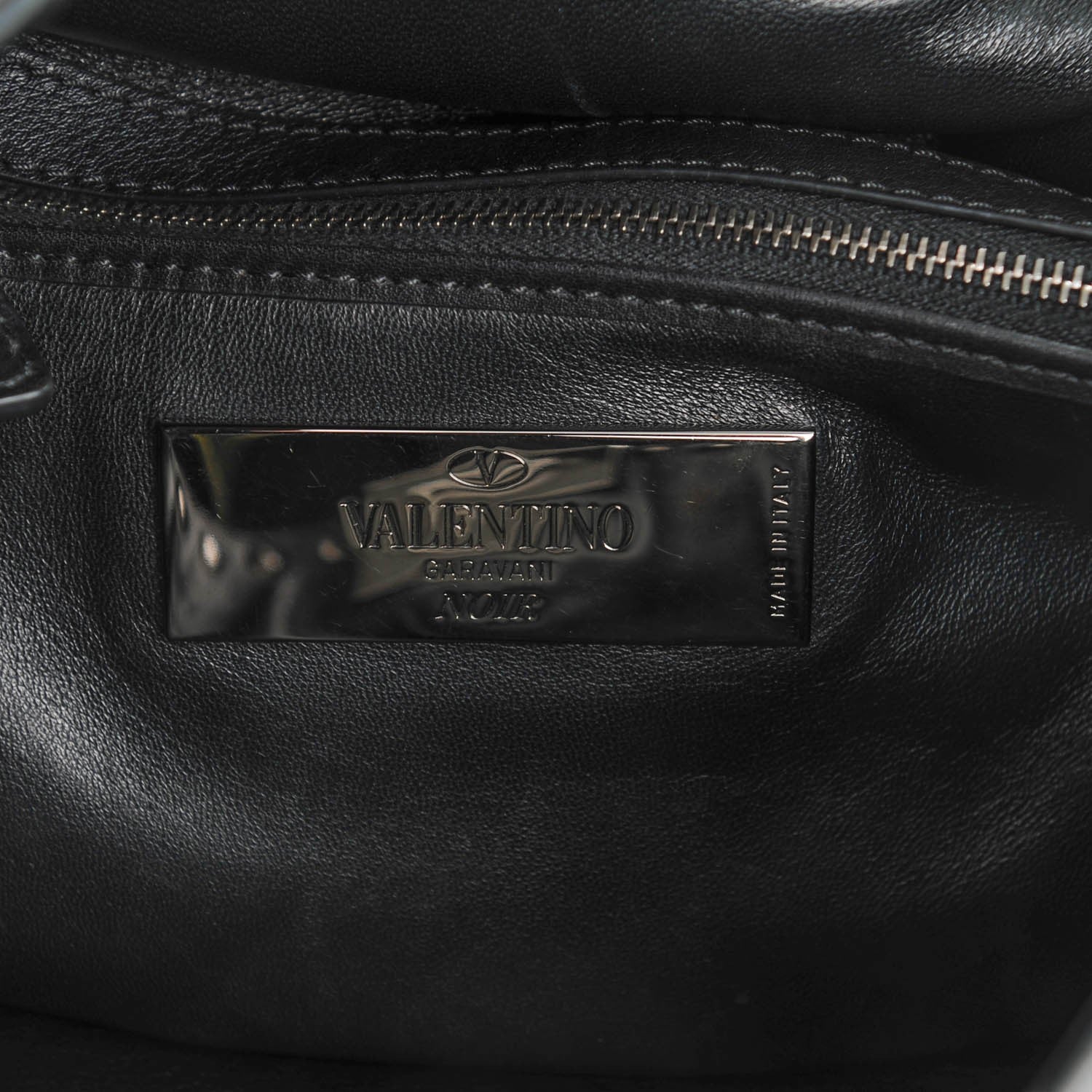 Valentino Garavani Calfskin Large Rockstud All Over Flip-Lock Messenger Bag Black 6 of 6