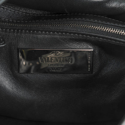 Valentino Garavani Calfskin Large Rockstud All Over Flip-Lock Messenger Bag Black 6 of 6