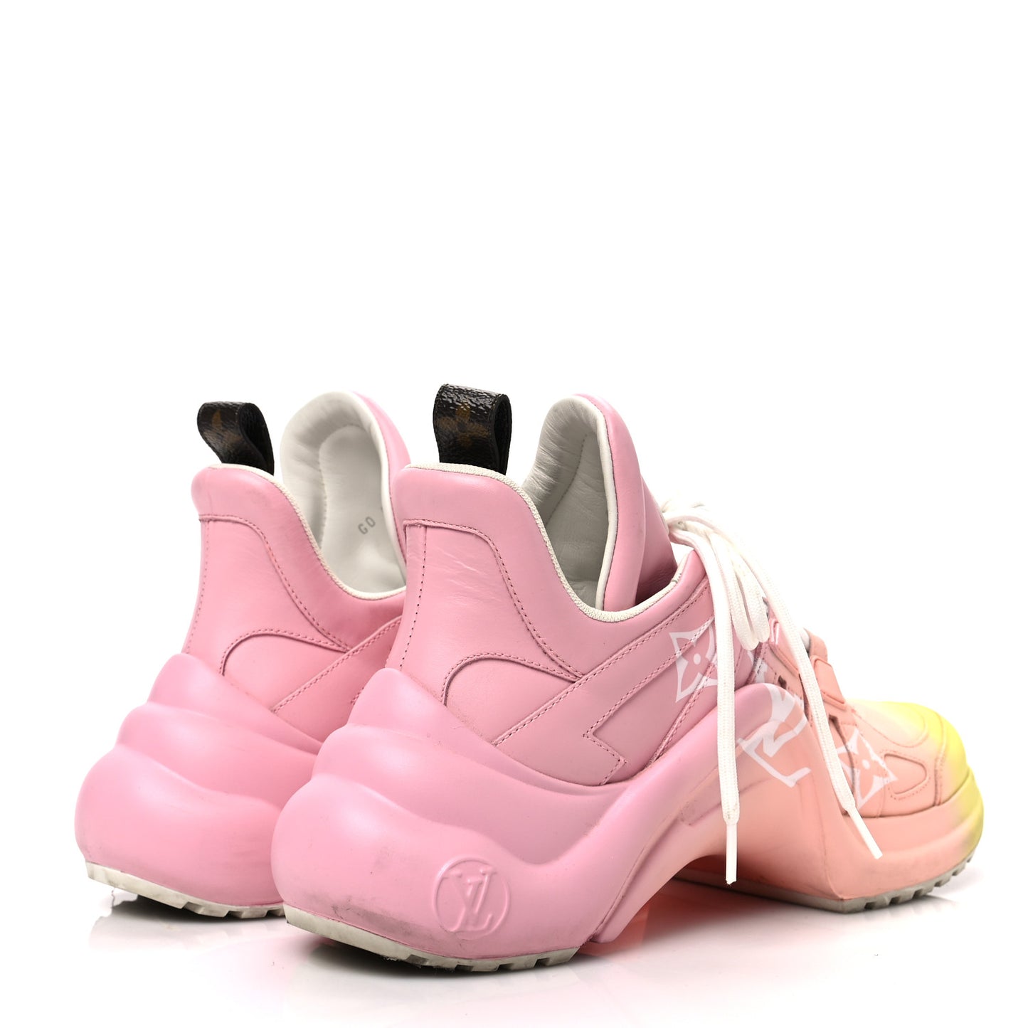 Calfskin LV Archlight Sneakers 37 Pink