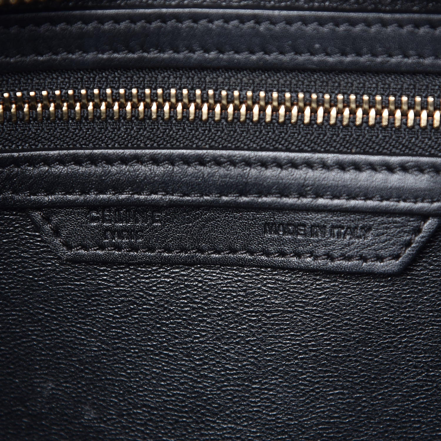 Celine Smooth Calfskin Micro Luggage Black 10 of 10