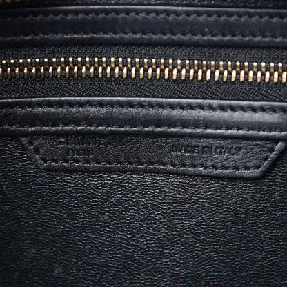 Celine Smooth Calfskin Micro Luggage Black 10 of 10