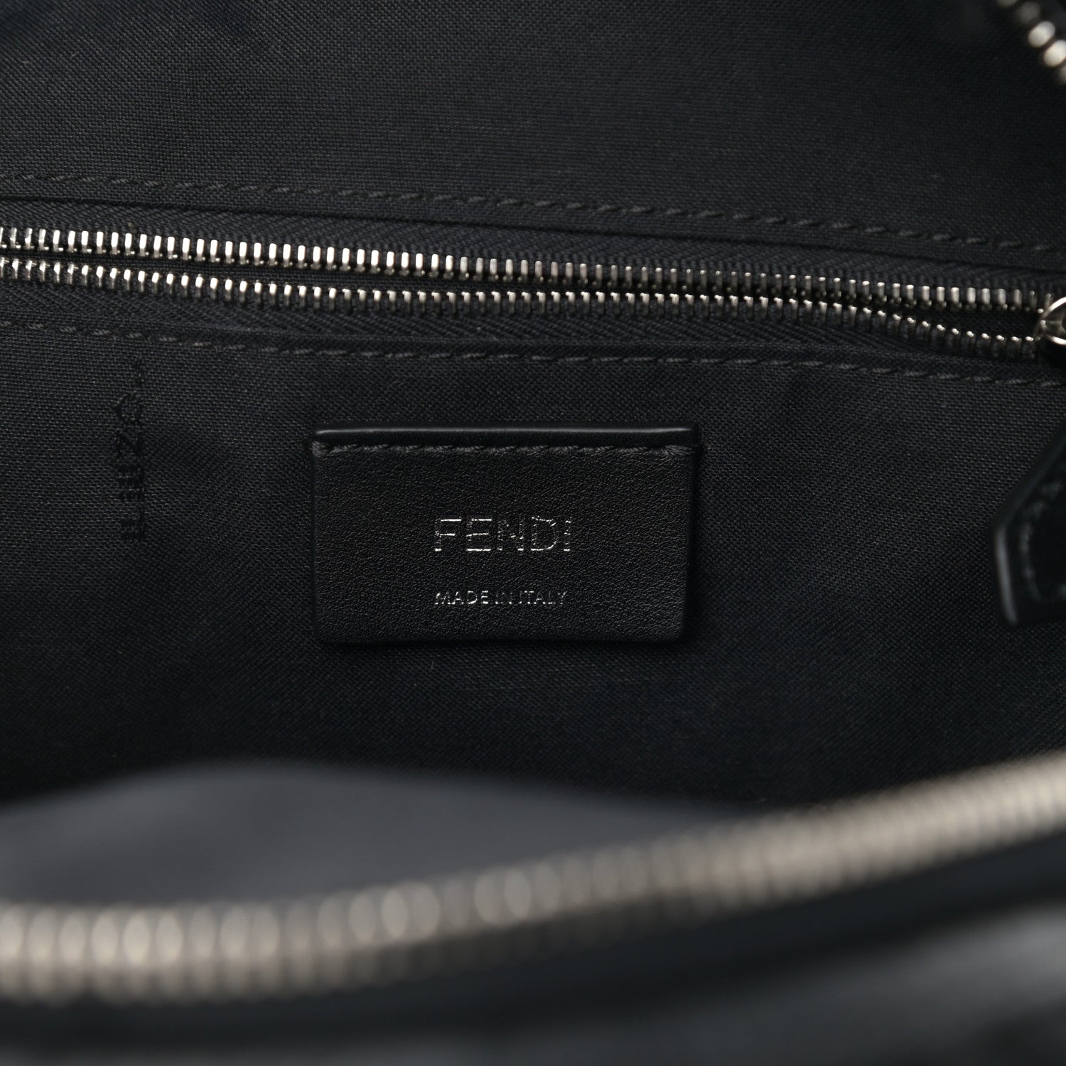 Fendi Shearling Hypnoteyes Mini Backpack Black 6 of 9
