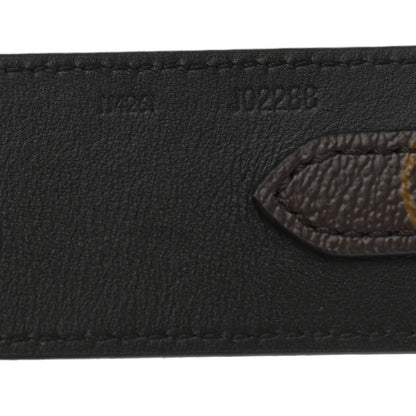 Louis Vuitton Monogram Bandouliere Shoulder Strap Black 3 of 5