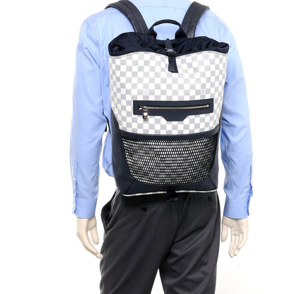 Louis Vuitton Damier Coastline Azur Matchpoint Backpack Black 2 of 6