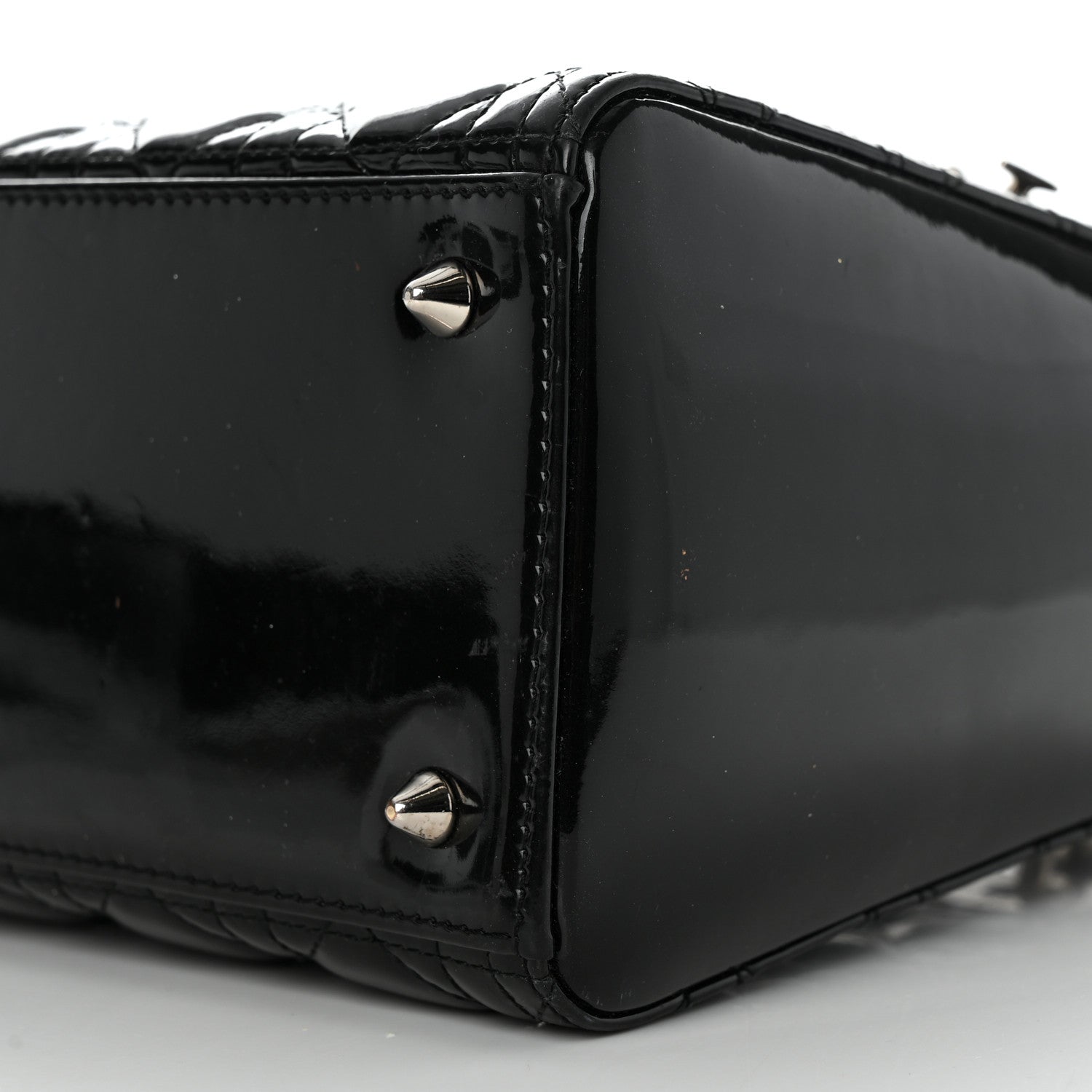 Christian Dior Patent Cannage Medium Lady Dior Black 10 of 10