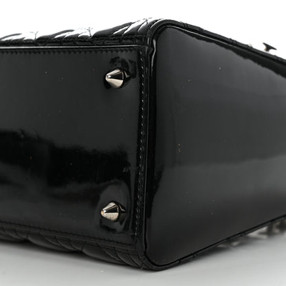 Christian Dior Patent Cannage Medium Lady Dior Black 10 of 10