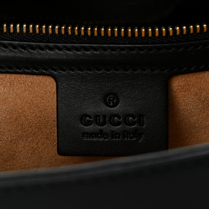 Gucci Calfskin Small Sylvie Shoulder Bag Black 6 of 13