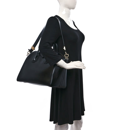 Givenchy Shiny Lord Calfskin Medium Antigona Black 2 of 9