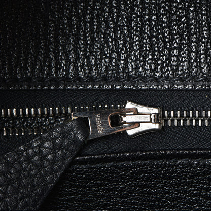 Hermes Taurillon Clemence Birkin 35 Black 13 of 37