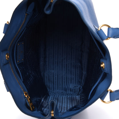Prada Vitello Daino Tote Cobalto 5 of 10